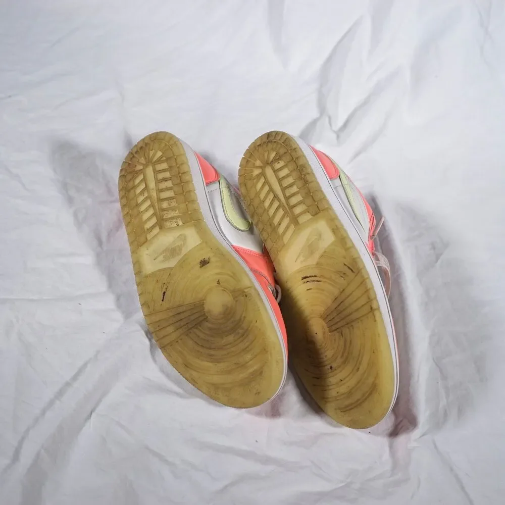 Nike Air Jordan 1 Low SE Lava Glow Barely Volt Men's 9 FN6772-671